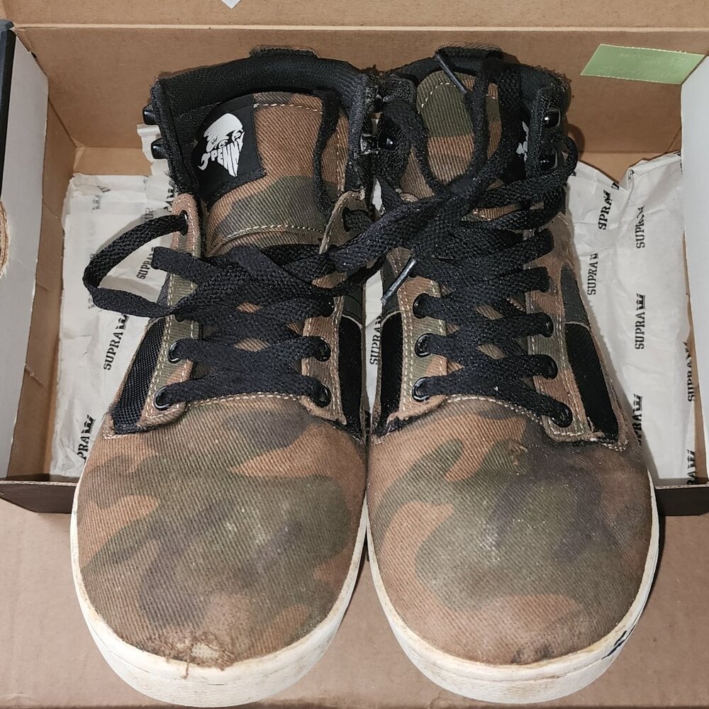Mobb Deep X Supra Bandit Camo White Size 10